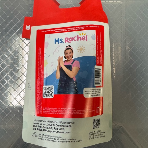 Ms. Rachel Tonies - Interactive Kids Toy with Pink and Blue Colors - Picture 3 of 3